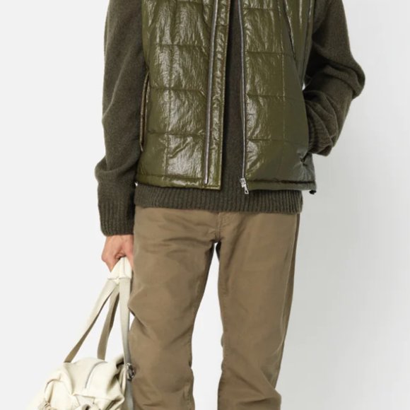 John Elliott Other - John Elliot | Olive Green Quilted Vest | Womens Large